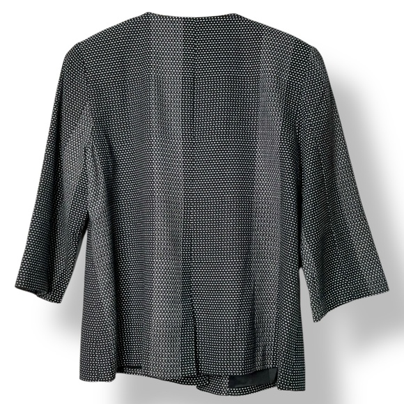 EILEEN FISHER 100% Organic Cotton Kurume Dash Jacket / Blazer Fully Lined Sz M - Picture 4 of 11